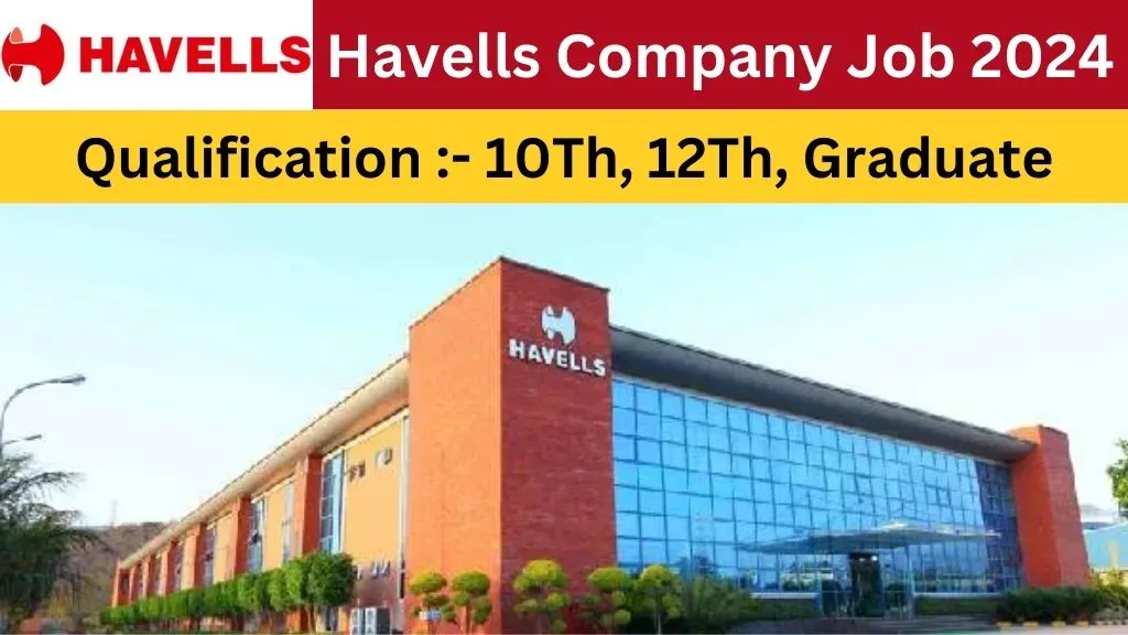 Havells Company Job For Freshers 2024 