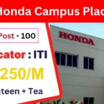 Honda Motorcycle Campus Placement 2024 