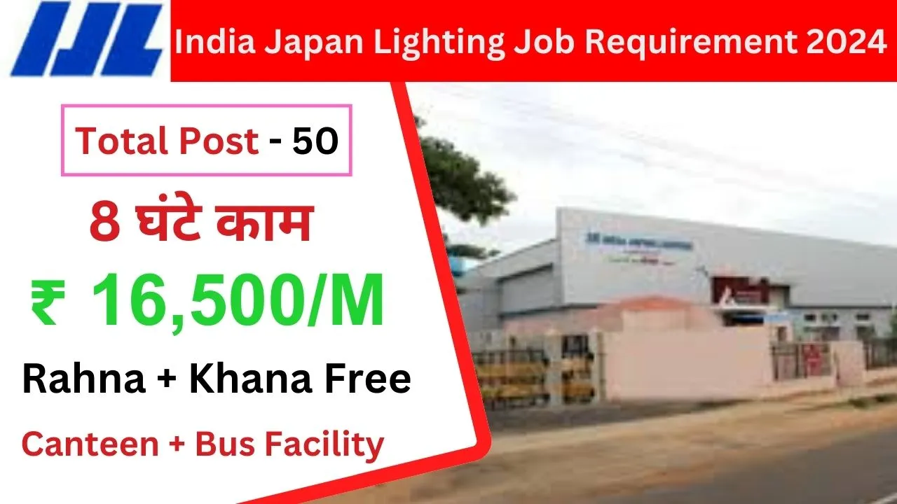 India Japan Lighting Job Requirement 2024 