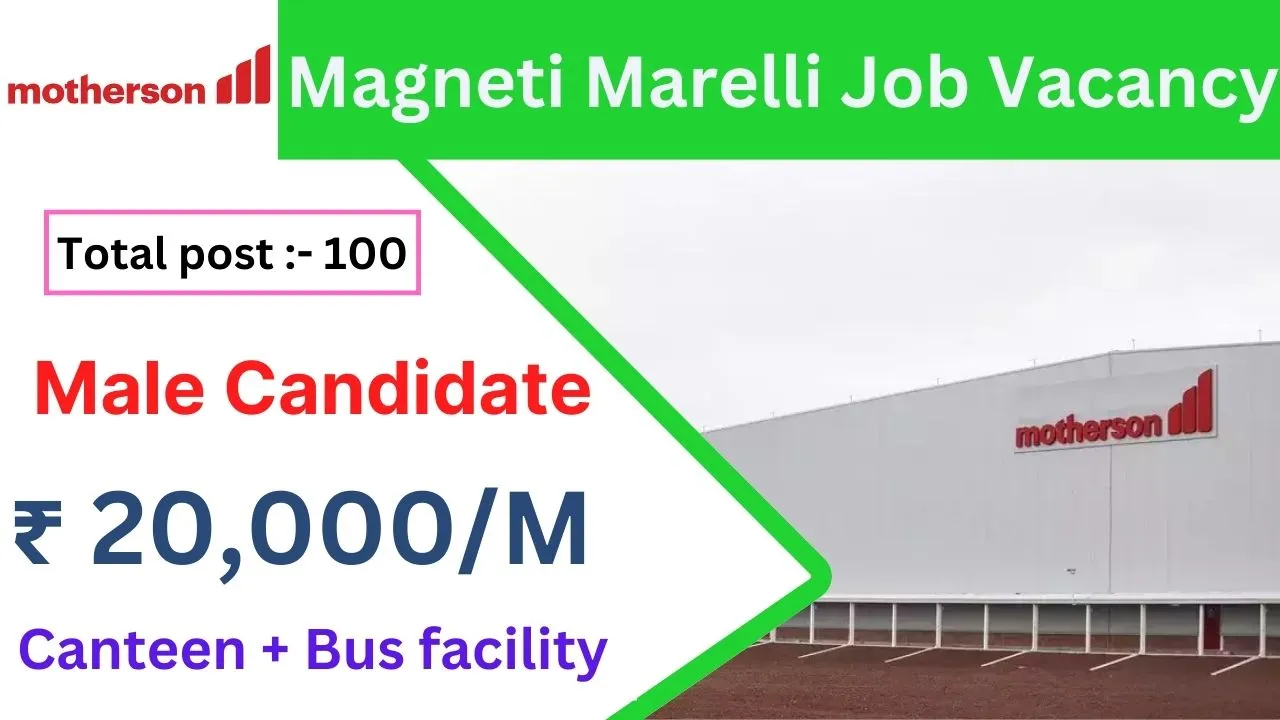 Magneti Marelli Motherson Job For Freshers 2024