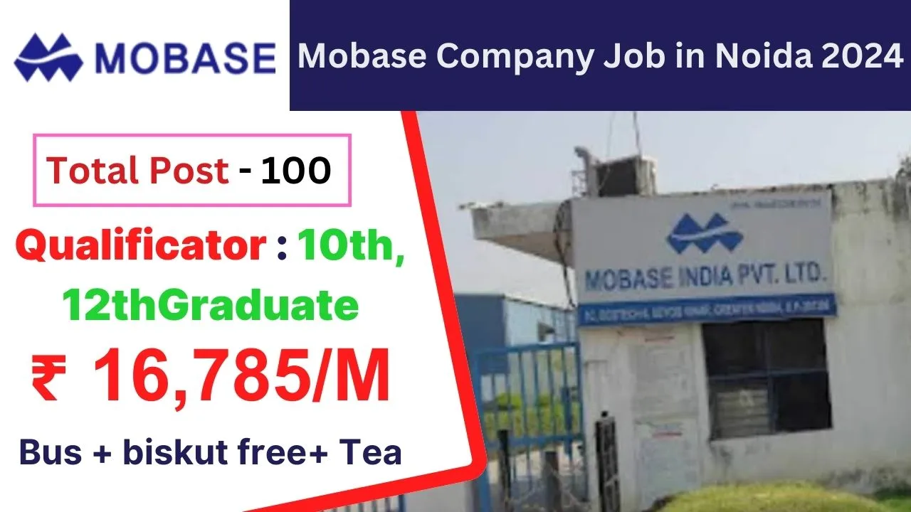 Mobase Company Job Vacancy in Noida 2024