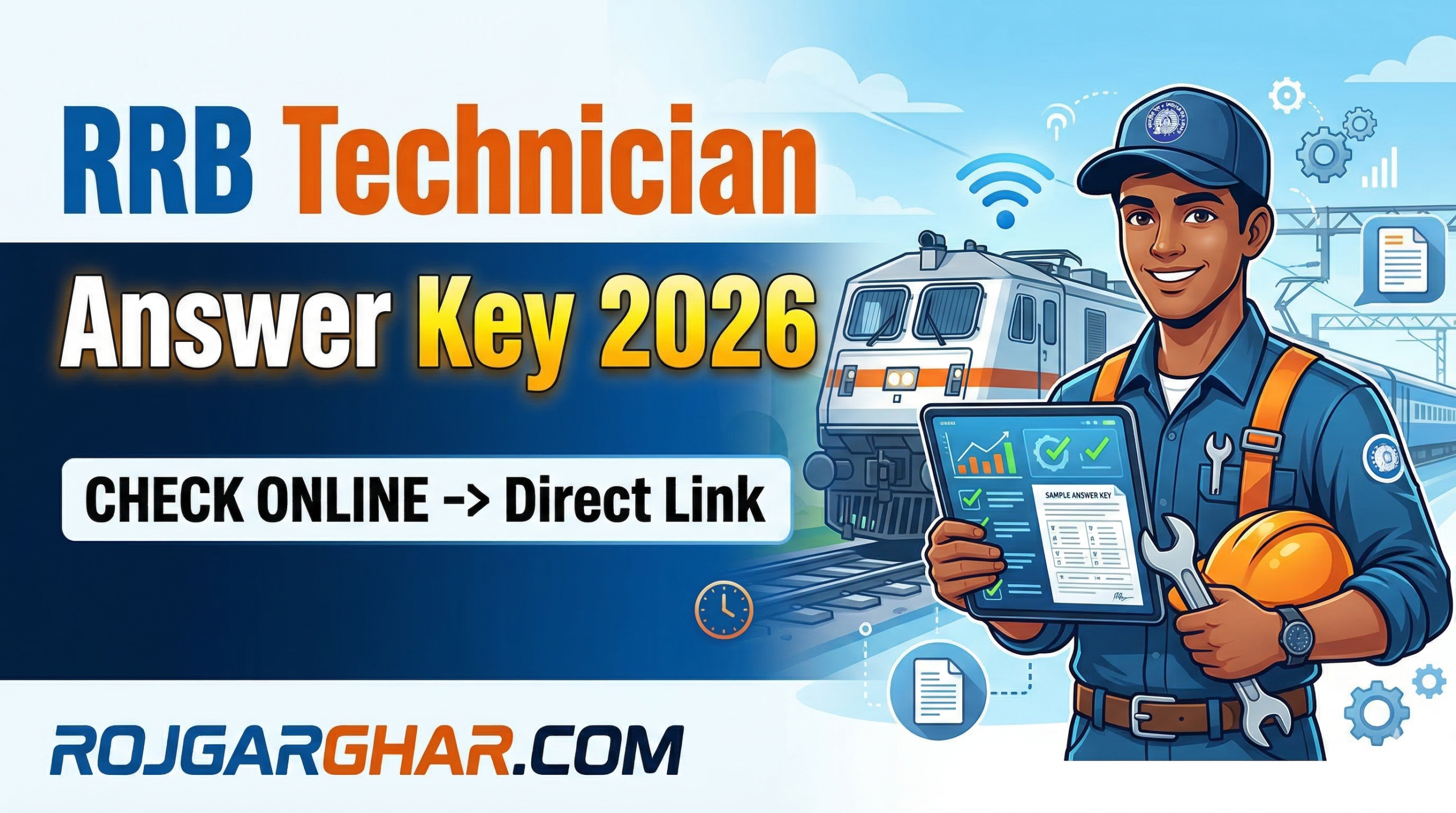 RRB Technician Answer Key 2026 – Check Online